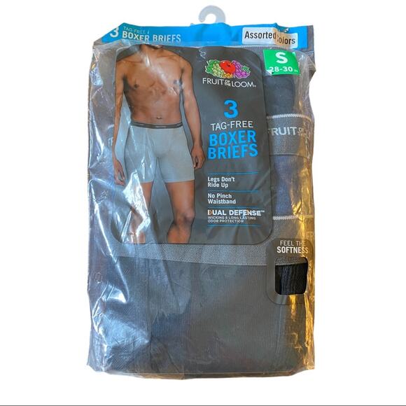 Fruit Of The Loom Tag Free Boxer Briefs Size Small 28-30” - Picture 1 of 1